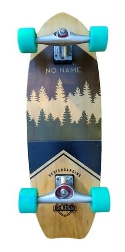 Surfskate No Name Pine Tree Longboard Simulador Surf Skate