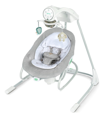 Ingenuity Columpio Y Mecedora Para Bebé 0 A 9 Meses Gris Remy