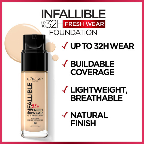 Loreal Paris Infallible Base Maquillaje Beige Intenso 420