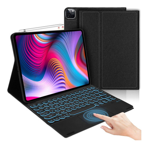 Vago Funda Para iPad Pro Teclado Trackpad Inteligente Color