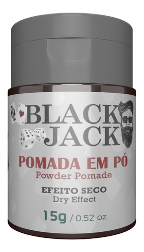 Pomada Em Pó Efeito Seco Black Jack Felps Men 15g