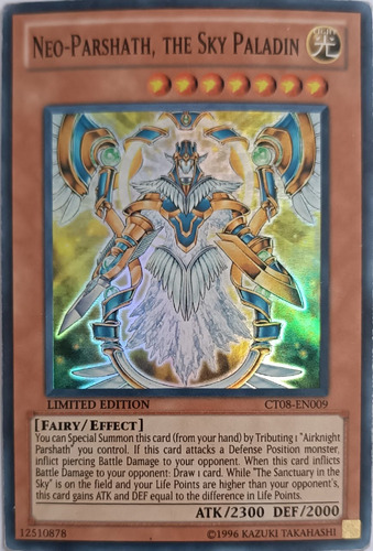 Yugioh! Neo-parshath The Sky Ct08-en009 Super Ra Limited Edi