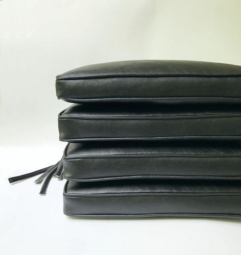 Almohadones Para Sillas Ecocuero Cuerina Con Tiritas
