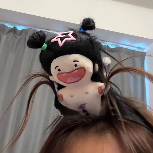 Diadema Decorativa Con Forma De Muñeca Con Forma De Cabeza E