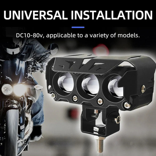Focos Led Para Motocicleta, Vainas De Luz Led, Foco Auxiliar