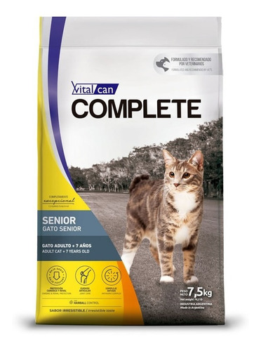 Vitalcan Complete Gato Senior X 7.5 Kg