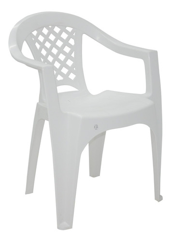 Cadeira Plástico Com Braço Iguape Tramontina 