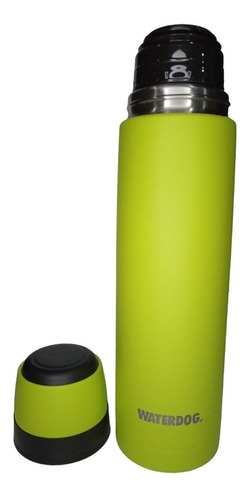Termo Waterdog Ta 1001 A De Acero Inoxidable 1 Litro Color Verde Lima