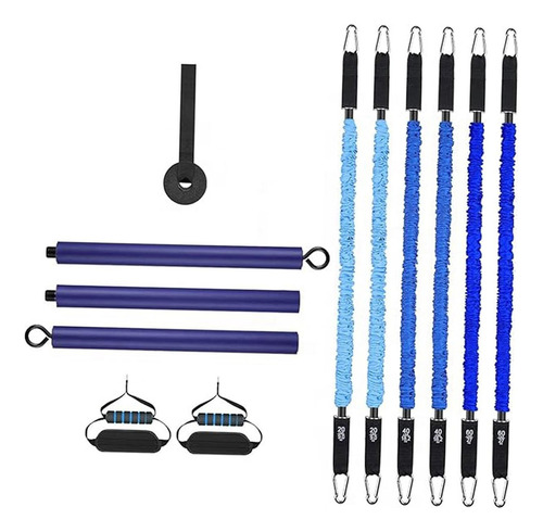Kit De Barra De Pilates Con Bandas Elásticas De La Puerta