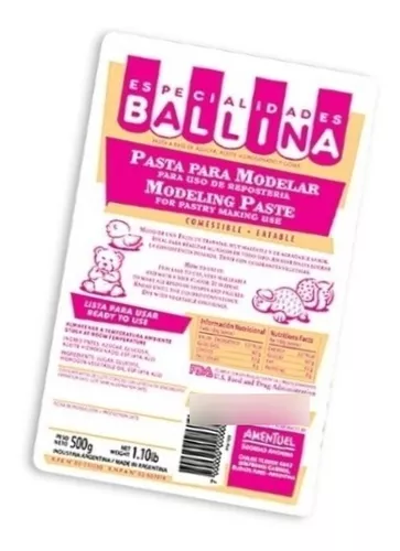 PASTA BALLINA PARA MODELAR 500g - La casa Repostera