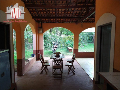 Imagem 13 de 30 de Excelente Chácara Com 5 Dormitórios, Campinho, Piscina, Pomar, Lago, Córrego, Ótima Localização, À Venda, 6000 M² Por R$ 500.000 - Rural - Socorro/sp - Ch0801