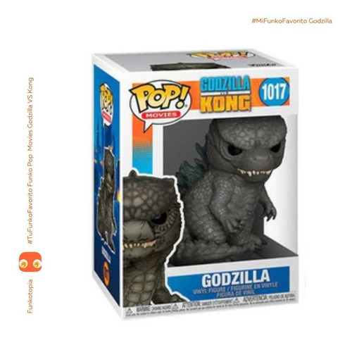 Imagen 2 de 2 de Funko Pop Movies Godzilla Vs Kong - Godzilla - Pop 1017
