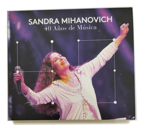 Dvd Sandra Mihanovich 40 Años De Musica En Vivo