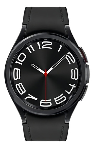 Samsung Galaxy Samsung Galaxy Watch 6 Classic Lte 43mm Com Pulseira De Silicone - Cor Preto