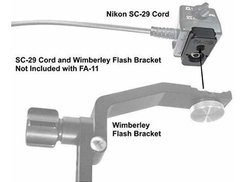 Fa 11 adaptador Flash Para Nikon Sc 29 shoe Cord