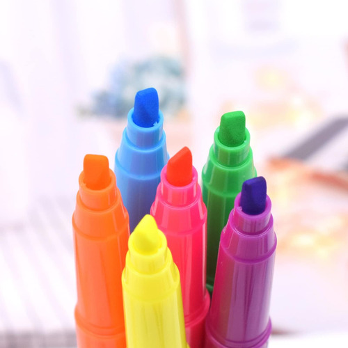 Resaltadores Twohands De Colores Surtidos, Rotuladores Con P