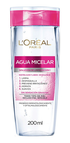 Agua Micelar 5 En 1 Hidra-total 5 200 Ml / Cosmetic