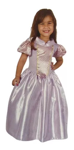 Vestido Infantil Princesa Princesinha Sofia Fantasia Princesa Sofia