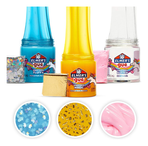 Kit Prefabricado De Slime Unicorn Dream Slime De Elmers Gue