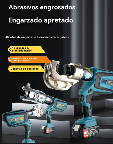 Ez-400 Alicates Hidráulicos Eléctrico Engarzado Continuo 12t