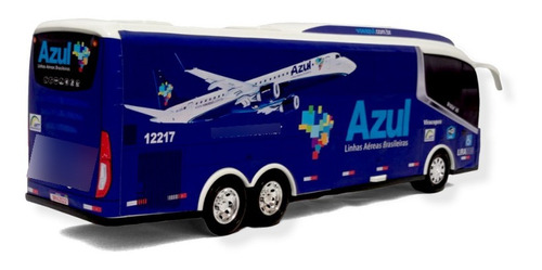 Miniatura Ônibus Azul Linhas Aéreas Brasileiras Inzar I6