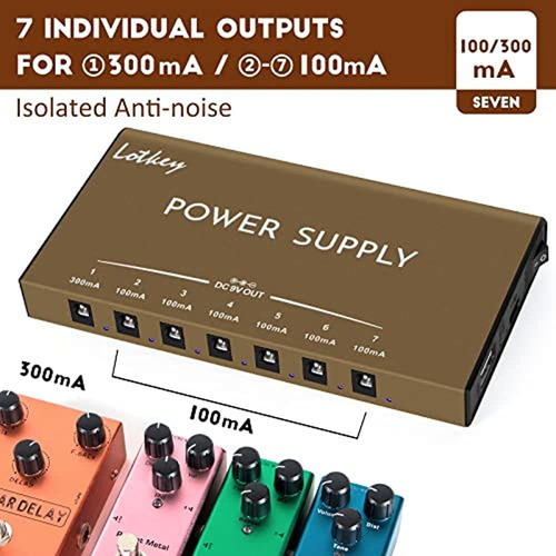 Fuente De Alimentación Para Pedal De Guitarra, Fuente De Ali
