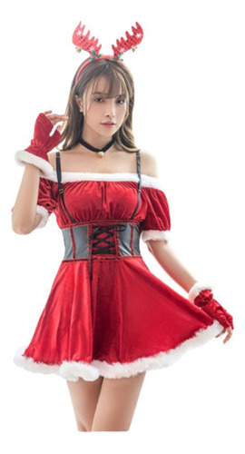 Nueva Falda Traje Uniforme De Cosplay De Navidad Para Mujer