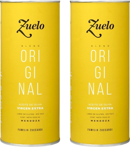 Aceite Zuelo Extra Virgen Lata X2 De 1lt C/u-oferta Celler 