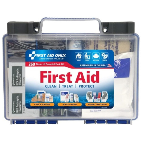 First Aid Only Kit De Primeros Auxilios Multiusos De 260 Pzs