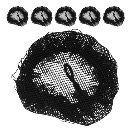6 Fundas Elásticas Negras Invisibles Para Moños, Reutilizabl