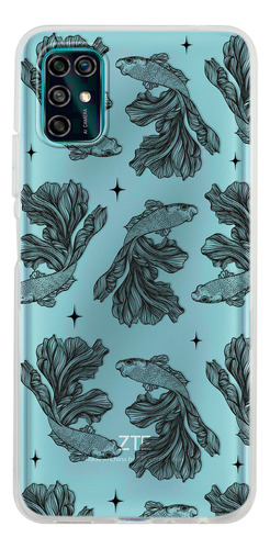 Funda Para Zte Pez Beta Patrón Antigolpes Case Anticaidas