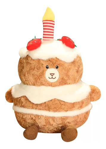 Bolo Urso Boneca Brinquedos De Pelúcia Decoração 32cm 1