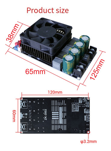 Placa Amplificadora Digital Zk-3002 Tpa3255 Pure Rear Level
