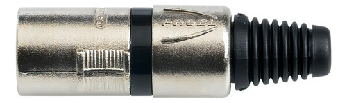 Paq 20 Conectores Canon Macho Proel Xlr-3mvprobk