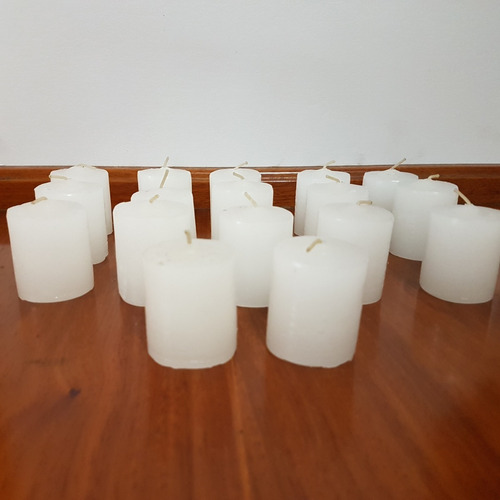 Velas Cilindricas X 50 Unidades Blancas