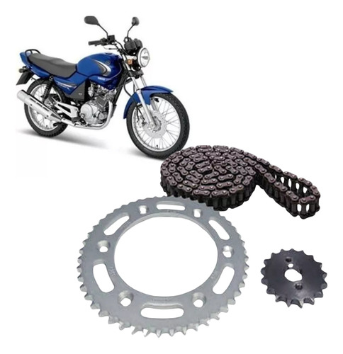 Kit Relação Yamaha Ybr Factor 125 2004 2005 2006 Diant Cofap