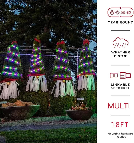 Lámpara Led Led 18 Pies Luz De Tira, 110v Impermeable Flexib