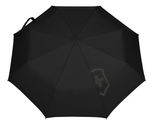 Paraguas Duomatic Victorinox Brand Collection Negro Diseño De La Tela Liso