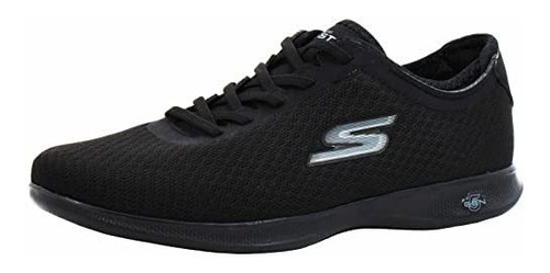 Ir Paso Lite Dash Caminar Zapatos Skechers De Mujeres, Negro