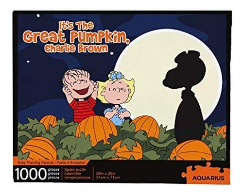 Acuario Peanuts Great Pumpkin 1000 Pc Puzzle, Multicolor (65
