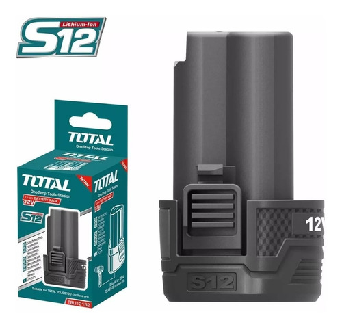 Imagen 3 de 9 de Taladro Atornillador Inalambrico Total Bateria 12v Litio