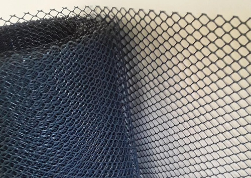 Imagen 9 de 10 de Cerramiento Malla Plastico Romboidal Ancho1,20 Negro