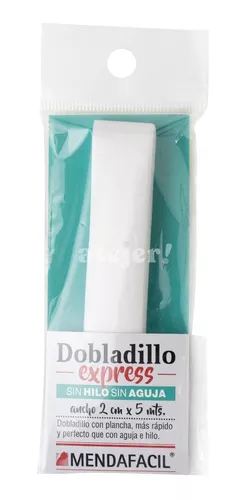 Cinta Dobladillo Express - Mendafacil Plancha 2cm X 5 Mts