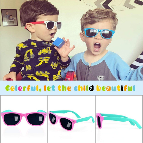 Imagen 7 de 8 de Lentes De Sol Para Fiestas Infantiles Playa Regalo (12 Pzas)