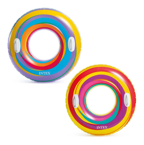 Flotador Dona Salvavidas De Colores Llanta Inflable Alberca