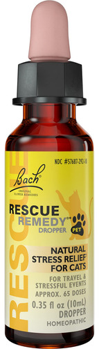 Calming Drops Rescue Remedy Pet Para Gatos, 10 Ml