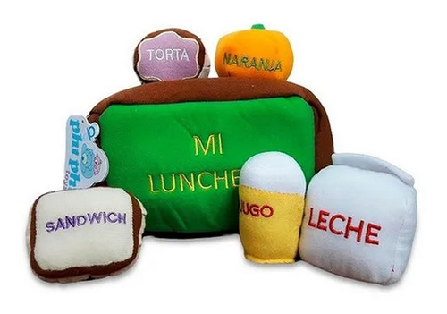 Lunchera De Peluche Comidas Con Accesorios Ploppy 370710