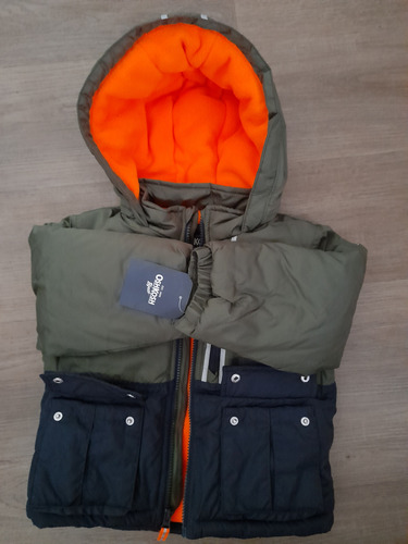 Campera Con Capucha 3t Oshkosh Nieve