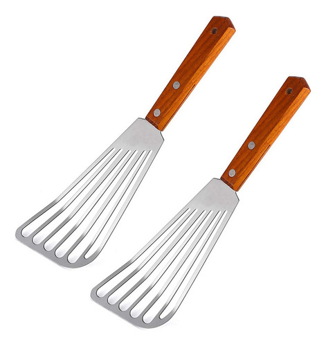 Espátula Para Pescado De Acero Inoxidable, Juego De 2 Unidad
