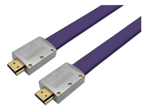 Cable Hdmi Plano 2 Mts V 2.0 4k Calidad Premium Nisuta